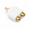 Đầu Jack RCA Chuyển Đổi Audio 3.5mm Ra AV Chuyển Đổi Âm Thanh Một Sang Hai Mạ Vàng