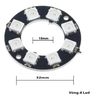 Vòng Led 7 Màu W2812 5050 RGB Arudino Điều Khiển Màu Sắc