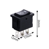 Công Tắc Bập Bênh KCD1-103 6A/250V 3 Chân 3 Chế Độ ON-OFF-ON
