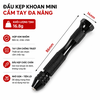 Bộ Mũi Khoan Tay HSS 10 Mũi 0.8-3.0MM Kèm Tay Khoan Mini Cầm Tay Khoan PCB Gỗ Nhựa Kim Loại Mềm