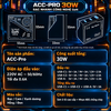Bộ Sạc Nhanh Storm Flash 30W Kèm Quạt RGB – Củ Sạc USB-C PD3.0, 3 Cổng USB-C/USB-A