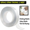 Băng Dính 2 Mặt Nano Trong Suốt Siêu Dính Chống Nước