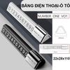 Bảng Số Điện Thoại Ô TÔ V01 Chất Liệu ABS Kích Thước 18x26x108MM Nặng 34G