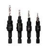 Bộ 4 Mũi Khoan Mở Lỗ Vát Chìm 6MM 8MM 10MM 12MM Mở Lỗ Vát Hình Nón Chuôi Lục Giác