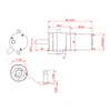 Máy Bơm Nước Mini 284 Điện Áp 3V Đến 24VDC 5W Kích Thước 35x85MM Trọng Lượng 50G