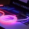 Cáp Sạc Phát Sáng 3 Đầu BHB RGB 7 Màu Truyền Dữ Liệu Sạc Nhanh PD Dài 1m Công Suất Tối Đa 66W