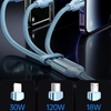 Bộ Củ Cáp Sạc 3 Đầu Xanh XBCA Sạc Siêu Nhanh 120W Truyền Dữ Liệu 2M