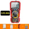 Đồng Hồ Vạn Năng Hiển Thị Số FS86A Màu Đỏ Nặng 110G Kích Thước 50x80x182MM