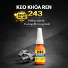 Keo Khóa Ren 243-271 – Keo Chống Tuột Ốc, Cường Độ Trung Bình, Dễ Tháo, 10ml