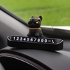 Bảng Số Điện Thoại Ô TÔ BĐB Chó Bulldog Nhựa ABS Kích Thước 13x7CM