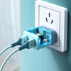 Củ Sạc Nhanh Điện C706 Thoại 5V 2A 2 Cổng USB 10W Đa Màu Sơn Nhám Đẹp