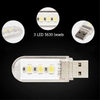 Led USB Thanh Đèn LED Mini Gồm 3 Bóng Sáng Trắng Cổng Cắm USB Thích Hợp Để Bàn Học Làm Đèn Ngủ Đèn Học Đèn Làm Việc Máy Tính