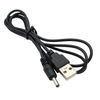 Dây Cáp USB To DC Lỗ Tròn Sạc Pin Lithium Đèn Pin Loa Đài 5V DC 60cm