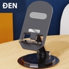 Giá Đỡ Điện Thoại V8 Đế Kim Loại Xoay 360 Độ Đường Kính Đế 10cm Dài 19cm Nặng 146g