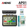 Đồng Hồ Mini ANENG Kiêm Nhiệt Độ Độ Ẩm Màn Hình Số Nét 2x7x9CM Nặng82G