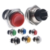 Nút Nhấn Đề To DS-212 Nhấn Nhả Vỏ Sắt 3A 125V 2 Chân 16MM Đường Kính Ngoài Cùng 19MM Dòng 3A 220VCC