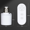 Bộ Đui Bóng Đèn Và Điều Khiển Từ Xa EVN Hẹn Giờ Bật Tắt 100W 220VCC
