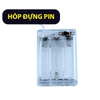 Hộp Đựng Pin Trong Suốt 3Pin AA 4.5VDC Có Công Tắc Và Lắp Đậy Kích Thước 1.9x4.7x6.5cm