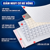Bộ 10 Túi Bọc Điện Thoại Xốp Khí - 12x18cm + Mép Dán 4cm