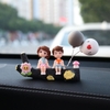 Set Mô Hình Cặp Đôi Tình Nhân Trang Trí Xe Hơi