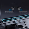 Đế Tản Nhiệt Laptop 6 Quạt LED Xanh - Quạt Làm Mát Máy Tính - Giá Đỡ Chống Nóng