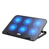 Đế Tản Nhiệt Laptop 6 Quạt LED Xanh - Quạt Làm Mát Máy Tính - Giá Đỡ Chống Nóng