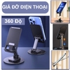 Giá Đỡ Điện Thoại V8 Đế Kim Loại Xoay 360 Độ Đường Kính Đế 10cm Dài 19cm Nặng 146g