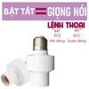 Bộ Đui Bóng Đèn Và Điều Khiển Từ Xa EVN Hẹn Giờ Bật Tắt 100W 220VCC