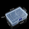 Hộp Nhựa Trong Suốt Đựng Đồ Dùng Trang Sức Linh Kiện 58x118x164mm