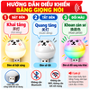 Đèn Ngủ Led USB Hoạt Hình Điều Khiển Bằng Giọng Nói 1W H2323