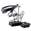 Kính Lúp Đôi Kẹp Hàn Để Bàn Có Đèn Led Chiếu Sáng TE-800