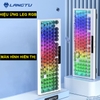 Bàn Phím Máy Tính L102 Hiệu Ứng Led RGB Phím Êm Không Có Tiếng Dây USB 150CM Dài 40x156x410MM Nặng 1098G