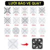 Lưới Bảo Vệ Quạt Tản Nhiệt Kim Loại Màu Trắng Bạc Mạ Niken Sáng Bóng