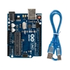 Mạch Arduino UNO R3 ATMEGA16U2 Chip Cắm - Tặng Kèm Cáp Nạp Code