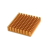 Miếng Tản Nhiệt Nhôm Mạ Vàng 40x40x11mm (Tản Nhiệt Sò)