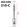 Đầu Mũi Hàn 510 Màu Bạc Thay Cho Máy Hàn L001 Kích Thước 6.7x51MM