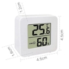 Nhiệt Kế Độ Ẩm Nhiệt Độ Mini SDK Màu Trắng 16x45x45MM