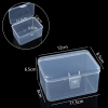Hộp Nhựa Trong Suốt Có Nắp Khóa Hộp Đựng Linh Kiện, Đồ Nhỏ Gọn Gàng