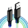 Cáp Sạc Phát Sáng 3 Đầu BHB RGB 7 Màu Truyền Dữ Liệu Sạc Nhanh PD Dài 1m Công Suất Tối Đa 66W