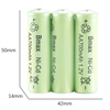Pin Sạc AA LB 700mah Điện Áp 1.2VDC Kích Thước 14x50MM Trọng Lượng 24G