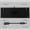 Bàn Phím Cơ Gaming K550 Pro Full Led 7 Chế Độ Màu 87 Phím Blue Switch