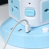 Ổ Cắm Điện Đứng 3 Tầng 12 Lỗ Cắm 3 Cổng Sạc USB