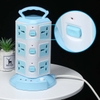 Ổ Cắm Điện Đứng 3 Tầng 12 Lỗ Cắm 3 Cổng Sạc USB