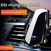 Kẹp Điện Thoại Ô Tô Sạc Không Dây 15W – Cảm Biến Tự Động Thông Minh