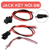 Cặp-60Cm-Dây Đực Và Dây Cái Đỏ Đen SM Dây Nguồn Kết Nối Led