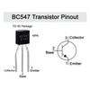 Transistor BC547 TO-92 50V 0.1A NPN