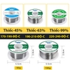 Thiếc Hàn Hanzhi Hàn Linh Kiện Điện Tử Tỉ Lệ 63-37 Chuẩn Flux 1.8 Lõi Nhựa Thông Nhiệt Độ Nóng Chảy 190-210 Độ C