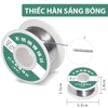 Thiếc Hàn Xanh Lá Sáng Bóng Lõi Nhựa Thông Nhiệt Độ Nóng Chảy 240 Độ C Kích Thước 2.8x5.5cm