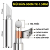 Đầu Mũi Hàn XP Đồng Mạ Bạc 900M Lỗ Trong 4MM