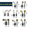 Hộp 50 Chổi Than TIEM Các Loại Đựng Trong Hộp Sắt 34x85x130MM